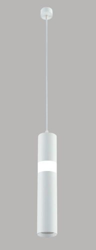 Светильник подвесной LED CLT 038C360 WH Crystal Lux белый 1 лампа, основание белое в стиле современный трубочки фото 2